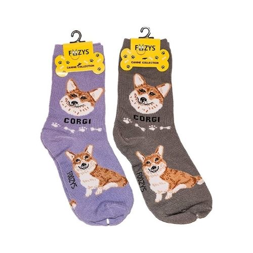 Skater Corgi Kids' Socks  Fun Dog Socks for Children - Cute But